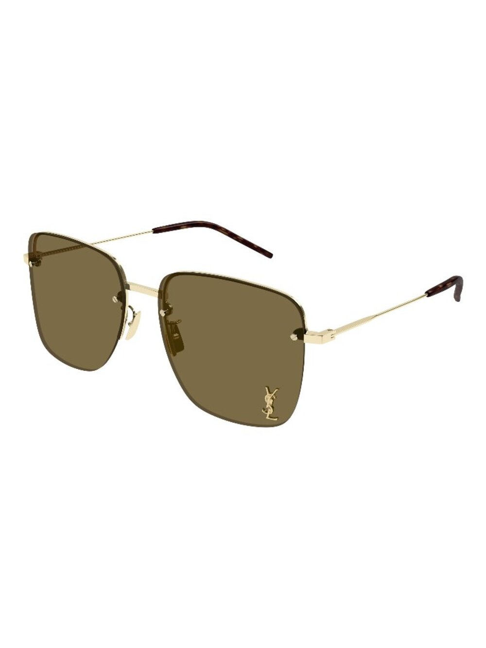 New Saint Laurent Unisex Sunglasses Gold Acetate Frame SL 312 M 014 58